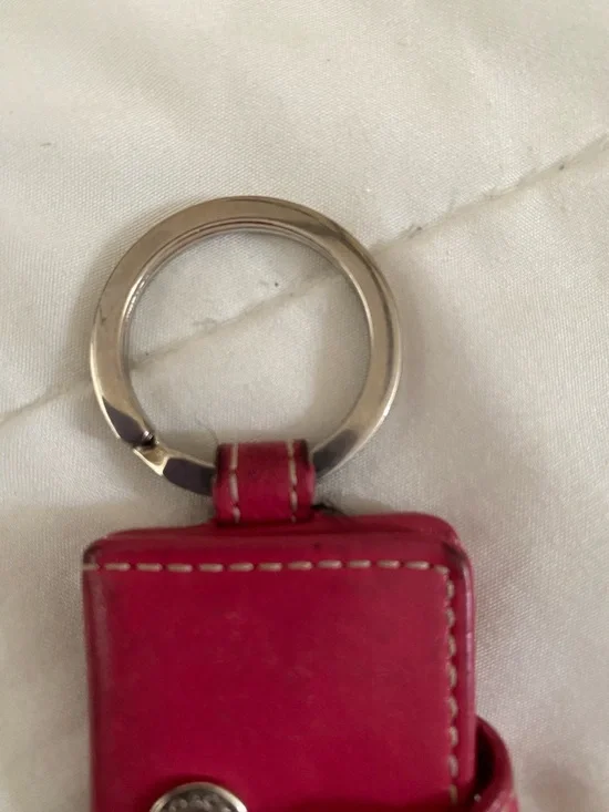 RARE pink leather Coach photo keychain!! - Picture 10 of 10